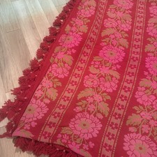 Bolis Old World Creation Amalfi Wool Blend King Bedspread Italy Perfect Vtg picture