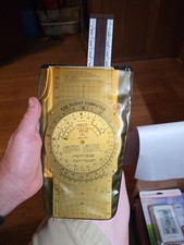 Vintage NAV-COMP E6B Flight Computer W Manual, Cover and PN-1 Navigation Plotter picture