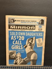 1969 National Mirror Newspaper, Man/Sells Daughters,Hilda Henry Centerfold (10W) picture