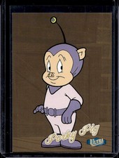 Porky Pig 2024 Fleer Retro Looney Tunes #U-37 Ultra Gold Medallion /100 picture