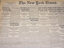 1923 JANUARY 31 NEW YORK TIMES- CARNARVON TELLS OF BEAUTIES FOUND TOMB - NT 7896 picture