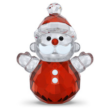 Swarovski Crystal Holiday Cheers Rocking Santa  Figurine  5735123 picture