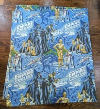 Vintage 1979 Star Wars Empire Strikes Back Full Size Bed Sheet Vader JC Penney picture