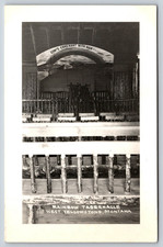 Altar, Rainbow Tabernacle, 1940's to early 1950's Real Photo Vintage Postcard picture