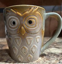 Brown And Blue gibson owl coffee mug picture