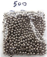 500ct Metal African Trade BEADS 5/32