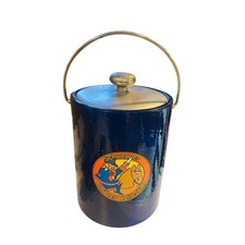 Vintage Schweppes Kraftware Curiously Refreshing Ice Bucket Lid picture