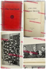 RARE Chi Phi Fraternity 1905 The Year Book Chi Phi (ΧΦ) Fraternity 234 Pages picture