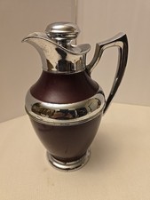 RARE Antique BRYN MAWR HOSPITAL Stanley Insulated WATER PITCHER COFFEE POT ? picture