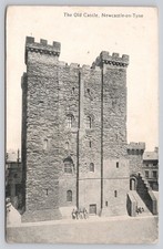 Old Castle Newcastle-on-Tyne UK Postcard Vintage W British Made picture