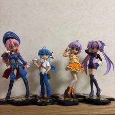 Lucky Star Macross Frontier Ichiban Kuji Figure Set 4 Pieces Collectible Japan picture