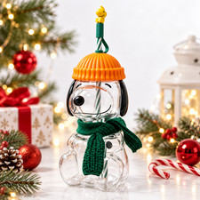 A+ Starbucks x Peanuts Snoopy Glass Cup picture