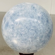Natural Blue Celestite Crystal Sphere Ball Healing Madagascar 1880G (4.14LB) picture