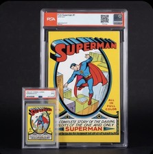 Superman #1 - 1992 Impel DC Comics 177 PSA 9.0 & 2022 FCS DC Comics Book PSA 9.8 picture