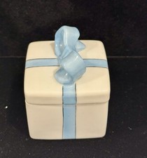 Vintage Chamart Limoges France Hand Painted Porcelain Gift Box Trinket Defect picture