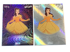 (2) Belle 2026 Card Fun ChronoZ Disney Legacy Silver & Purple Future - Beauty & picture