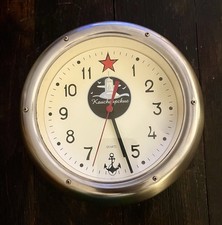 vintage Soviet Navy submarine bulkhead clock picture