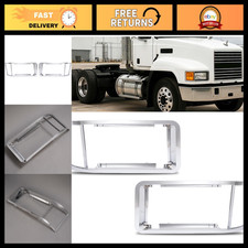 HECASA Headlight Bezel Compatible with 90-07 Mack CH600 CH612 CH613 CH600K picture