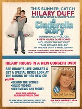 2004 Hilary Duff Cinderella Story/Concert Print Ad/Poster CD LP DVD Art 00s Kids picture