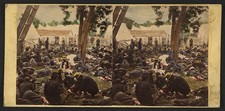 Savage's Station Virginia 1862 Civil War Wounded Union Soldiers Field Hospital picture
