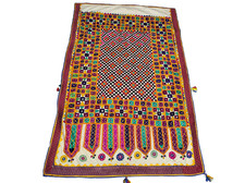 Banjara boho wall Rabari embroidery hanging , Banjara antique wall hanging picture