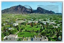 1963 Camelback Inn Aerial View Restaurant Motel Building Phoenix AZ Postcard picture