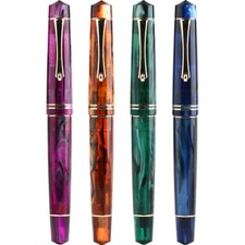 MAJOHN M800 Resin Fountain Pen No. 6 BOCK Nib / MAJOHN Nib Fine with Converter picture