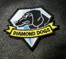 Metal Gear Solid Diamond Dogs Embroidered Tactical Hook Fastener Patch 3.25 Inch picture