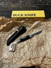 NOS Vtg Mint 1993 Buck 102 Woodsman Fixed Blade Hunting Knife & Box Never Used picture