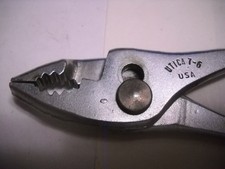 Utica No. 7-6 Slip Joint Pliers Made in USA picture