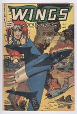 Wings Comics #119 (1953) VG+ Fiction House Golden Age War picture