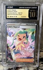 Low Pop PRISTINE 10 Lisia's Appeal 246/191 Sv08: Surging Sparks Holo  picture