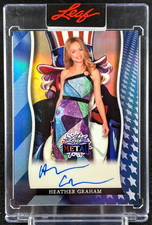 Heather Graham 2026 Leaf Metal Independence Day Autograph Card # 3/3 Auto picture
