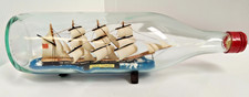 Vintage Model Ship in a Bottle Loch Lomond Sailing Ship - Hand Home Made -AF picture