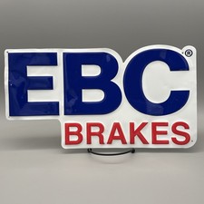 Vtg EBC Brakes 3D Raised Sign W/ Tape Open Box 15x8 Choose Your Specific Sign picture