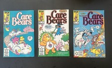 Care Bears Comic Book Lot #1, 2 & 4 Vintage 1985. Read Used Condition. picture