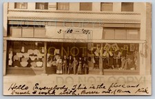 Store of E.A. Bowen Co Huey Law Office Upland California 1909 Real Photo RPPC picture