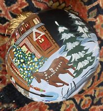 Waterford Holiday Heirlooms Painted Scenic Ornament Ltd Numbered As Found picture