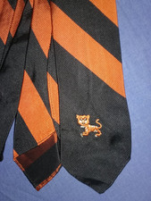 Vintage Princeton University Silk Skinny Necktie by Pulitzer VGC HTF RARE picture