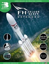 FALCON HEAVY Extended | Plastic model | Rocket | SpaceX | NASA | Scale 1:144  picture