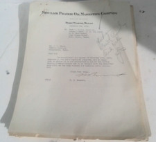 Big Stack Of 1930's SINCLAIR PRAIRIE OIL Receipts Statements FARM LEDGERS L3B93 picture