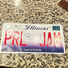 Illinois PRL JAM Land of Lincoln License Plate Chicago Collectible picture