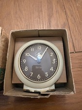 Vtg Late 1950's Westclox Baby Ben Luminous Ivory Finish No 334 Clock w/ Box Runs picture