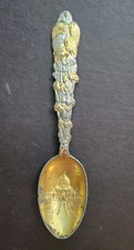 Antique 1904 World's Fair St. Louis Central Cascades souvenir spoon picture
