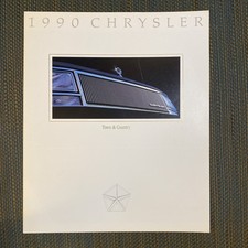 Original 1990 Chrysler Town & Country Sales Brochure 90 picture