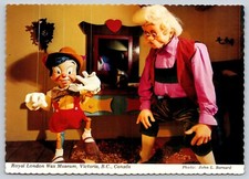 Postcard  Royal London Wax Museum Victoria B.C. Canada Pinocchio Geppetto picture