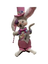 Annalee Pink&Plaid Boy Bunny picture
