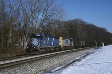 CEFX SD45M 3117 & 1 ON CSX K181 ACTION 2004 CSXT ORIGINAL SLIDE picture