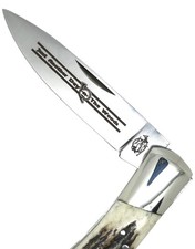Fox-N-Hound FA3C Knife Stag Italy Just Another Day In The Woods NIB picture