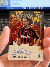 2020-21 Panini Mosaic Serie A Scripts Alessandro Nesta Auto SSP 1/1 #S-AN Milan picture